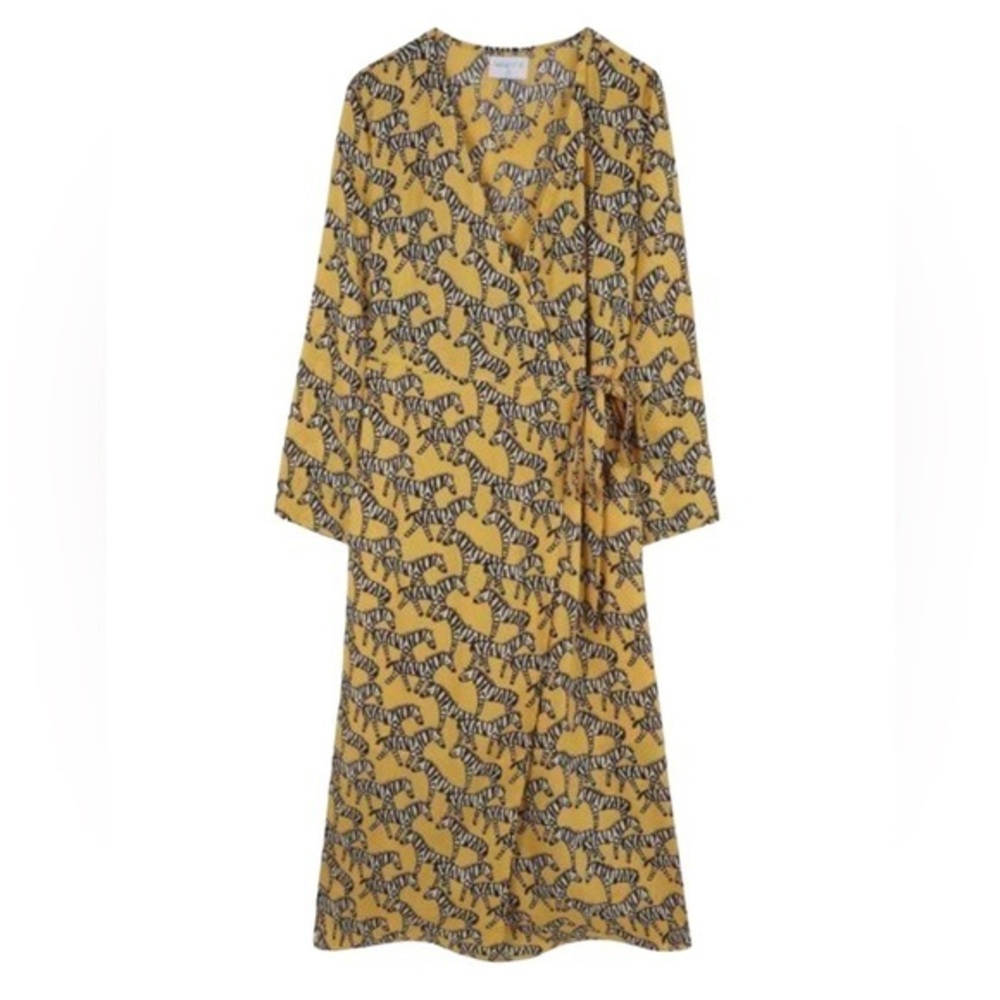 Compania Fantastica Zebra Wrap Dress